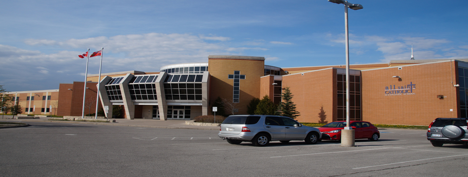 exterior of high school